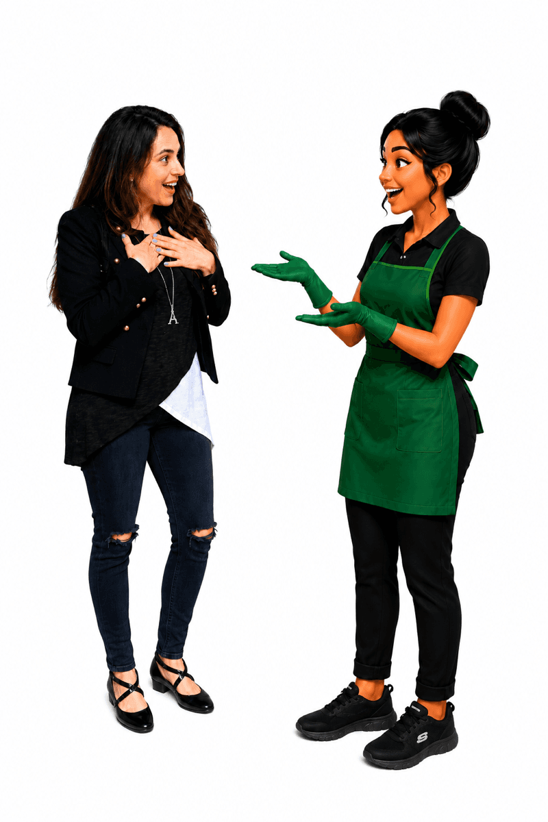 Malu, the digital helper, talking with Maria Luiza in a warm conversation